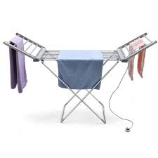 Deluxe Heated Winged Clothes Airer